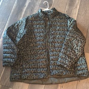 Leopard Old navy coat